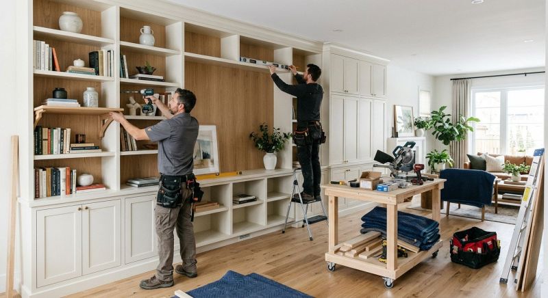 Built In Shelving Service in Charlotte, NC