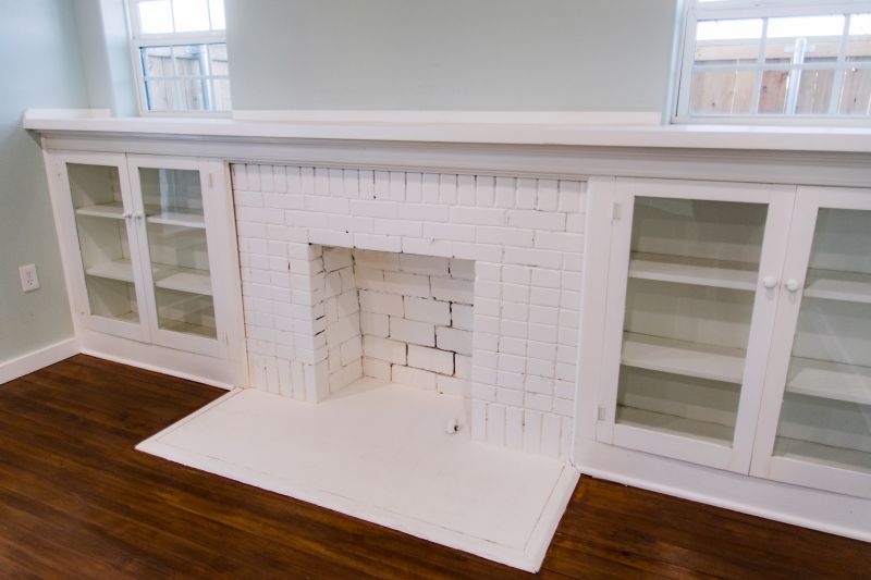 Fireplace Cabinet Installation in Raleigh, NC